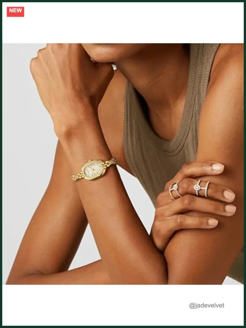 Women's Gold Bangle Watch Vintage Bracelet Numeral Dial Sapphire Crystal